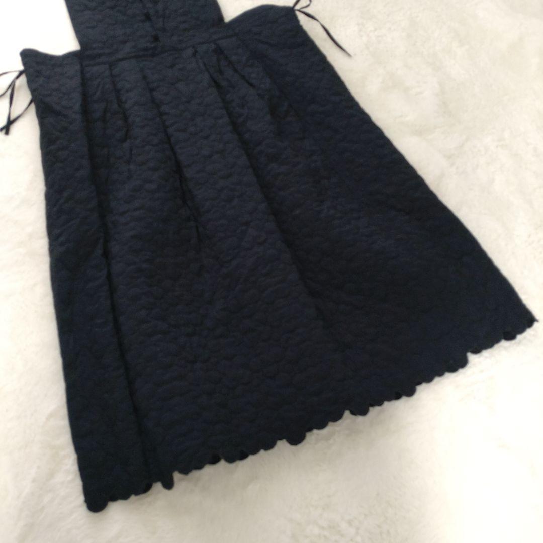 bulle de savon　ビュルデサボン　はなとまる　キルティングワンピース