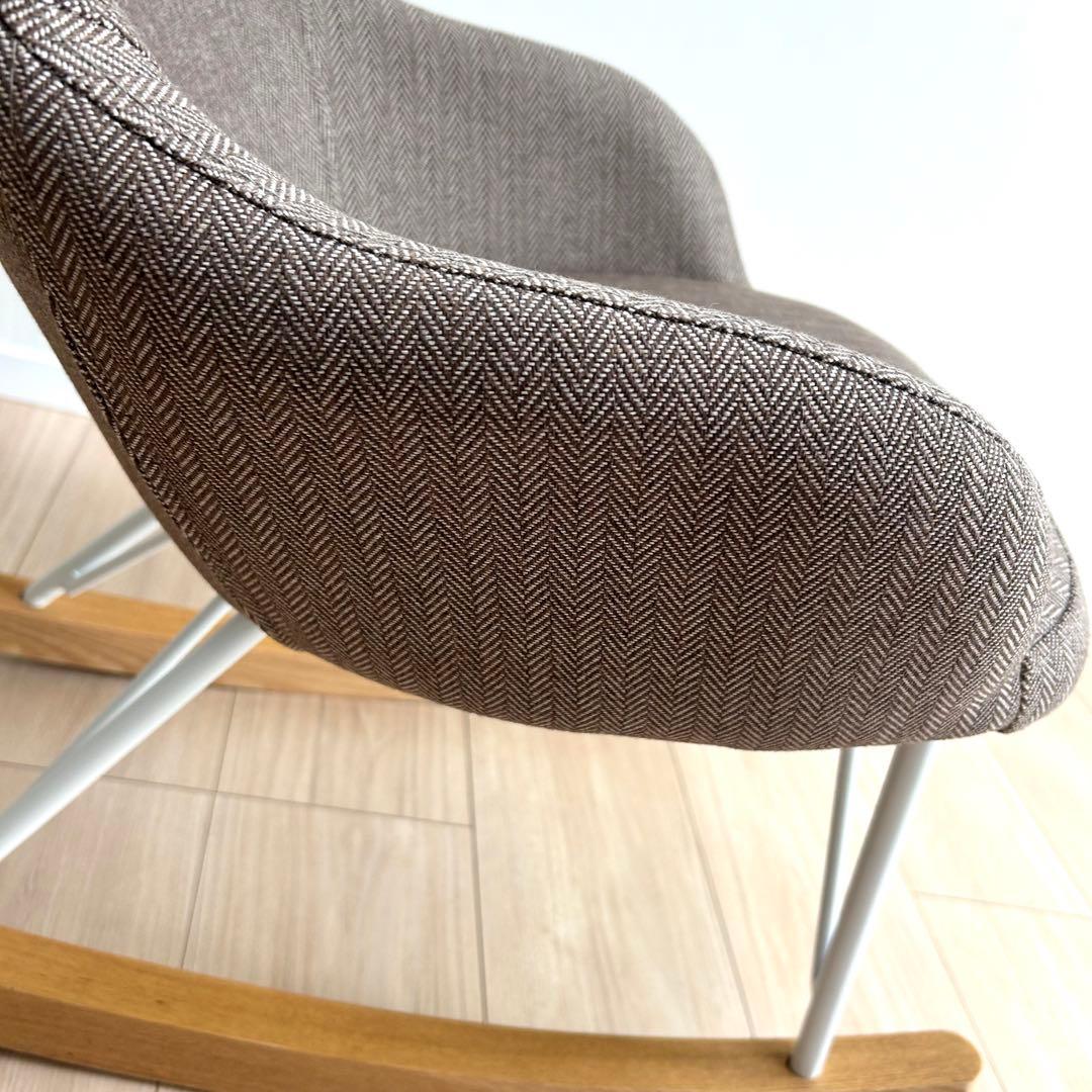 【美品】DULTON ダルトン ロッキングチェア ヘリボーン キャメル
