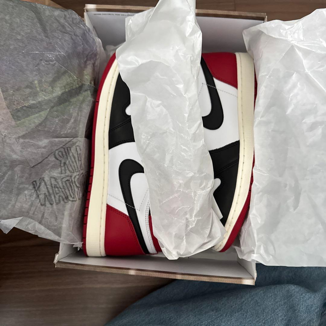 Nike Air Jordan 1 ホワイト/ブラック/レッド　新品未試着未着用