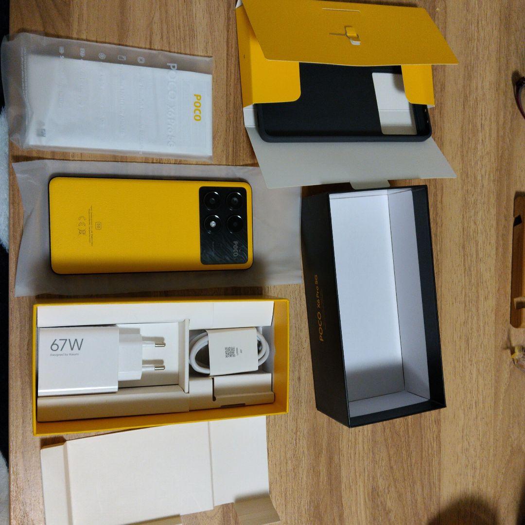 POCO X6 Pro 8GB/256GB　イエロー