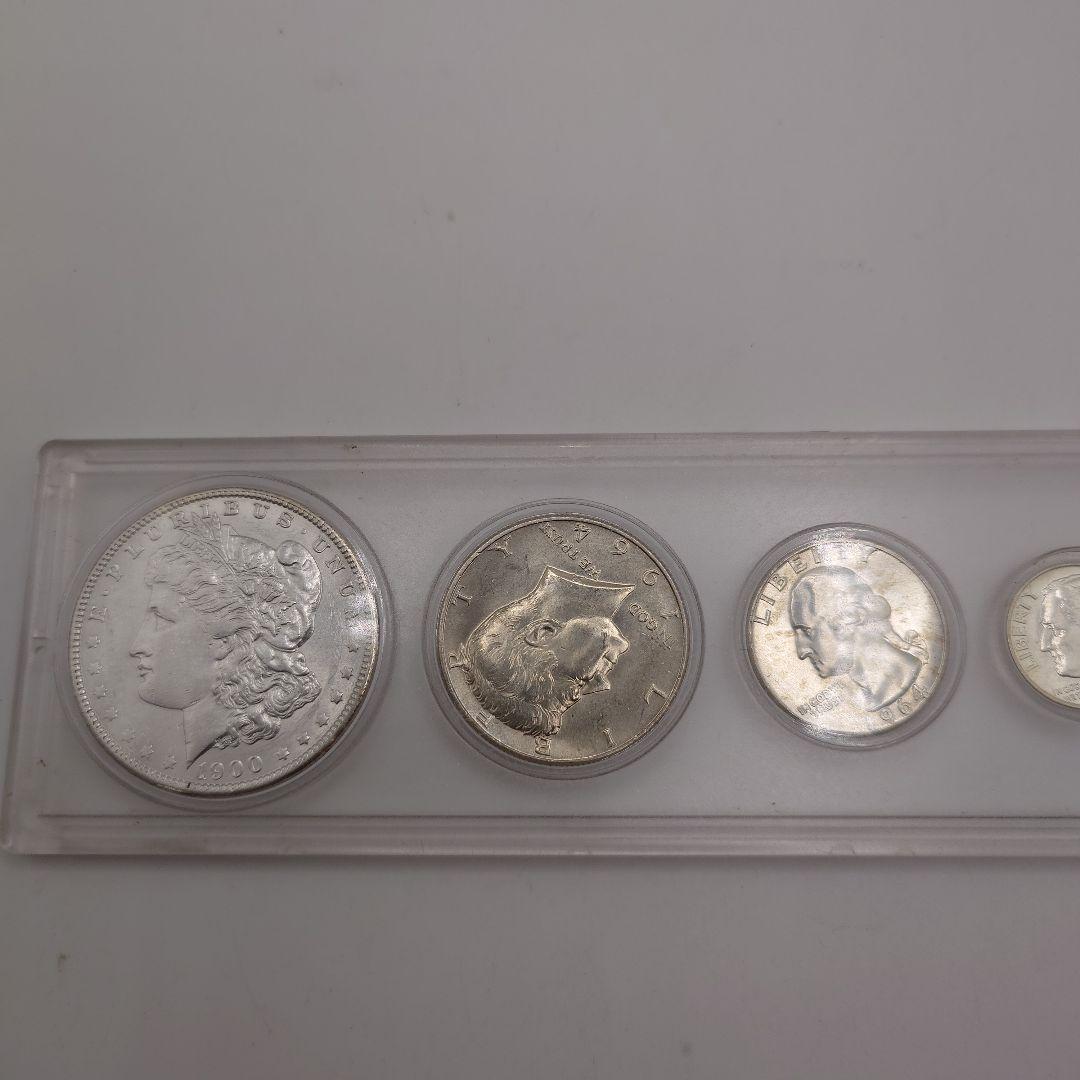 アメリカ 1900年 モルガンダラー 銀貨 リバティー 1964年 6枚セット