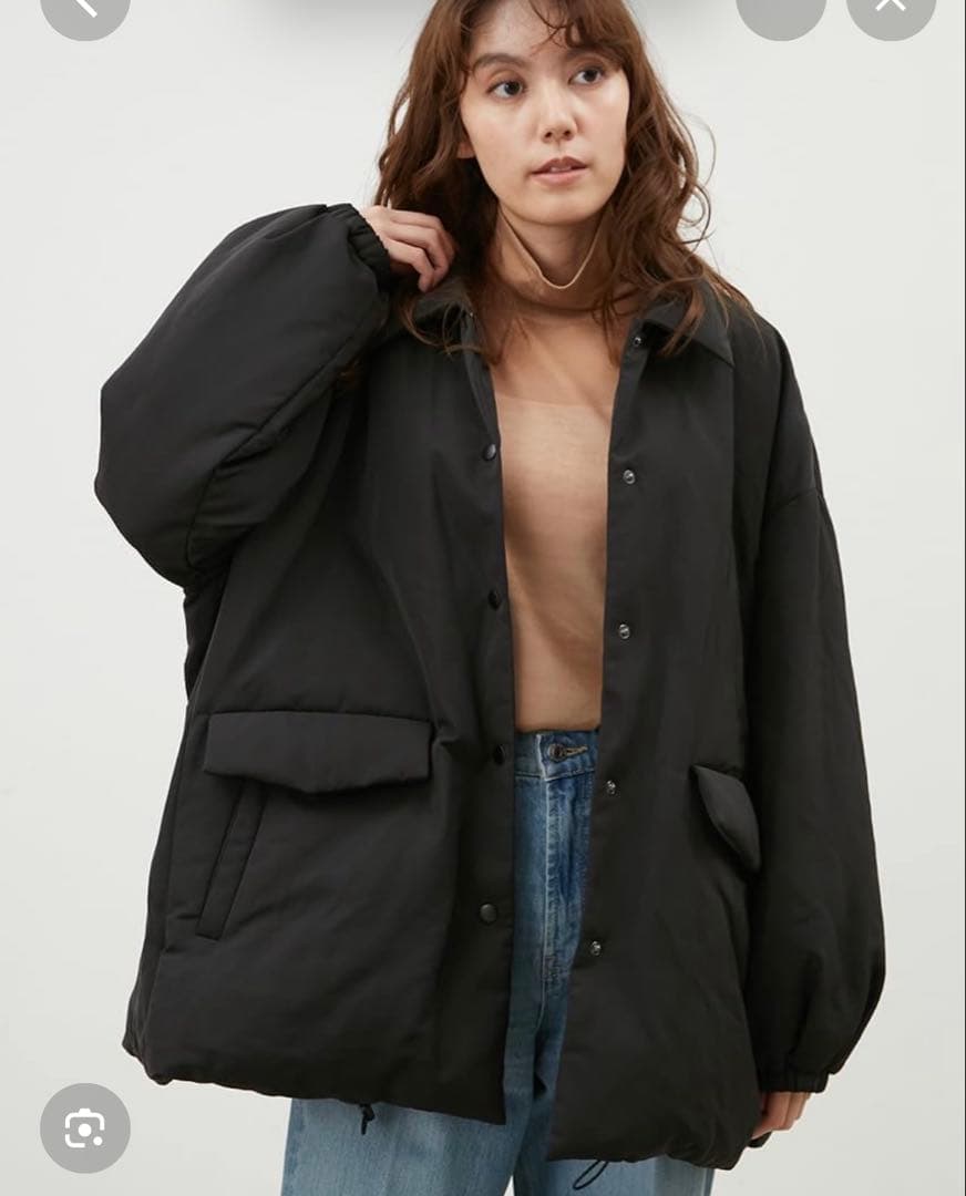 Mila Owen ステンカラーフレンチダウンAラインコート