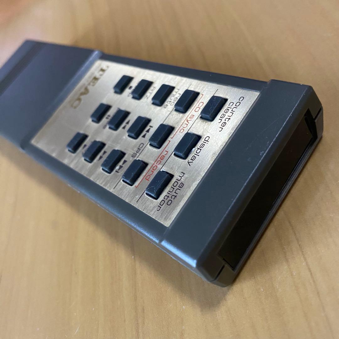 ティアック TEAC カセットデッキ純正リモコン RC-557