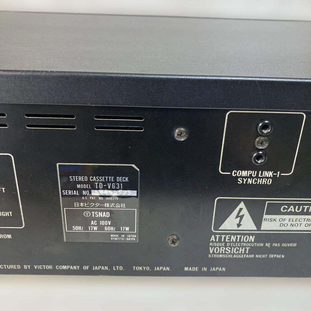 T*u様 Victor TD-V631 ３ヘッドステレオカセットテープデッキ