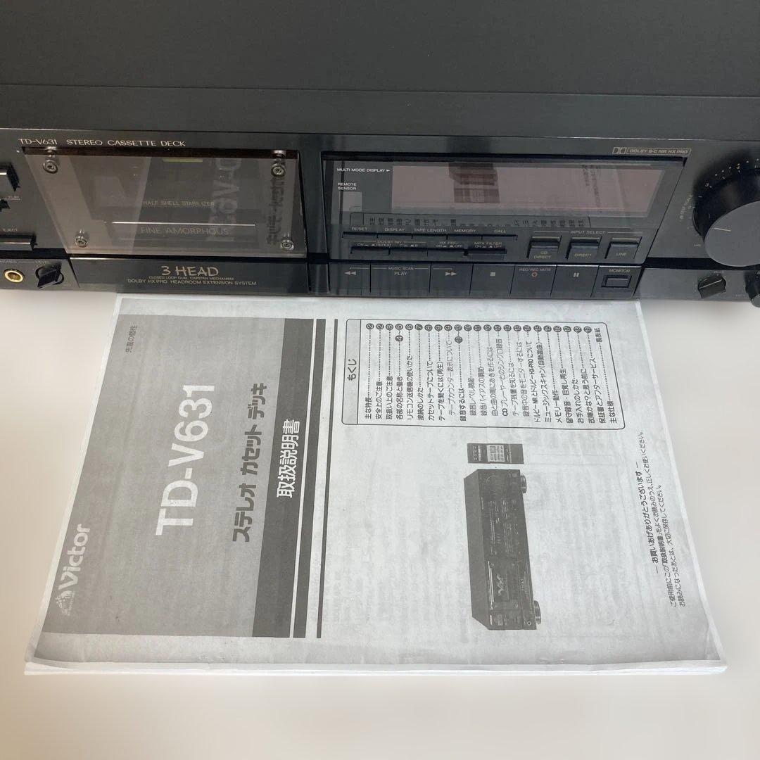 T*u様 Victor TD-V631 ３ヘッドステレオカセットテープデッキ