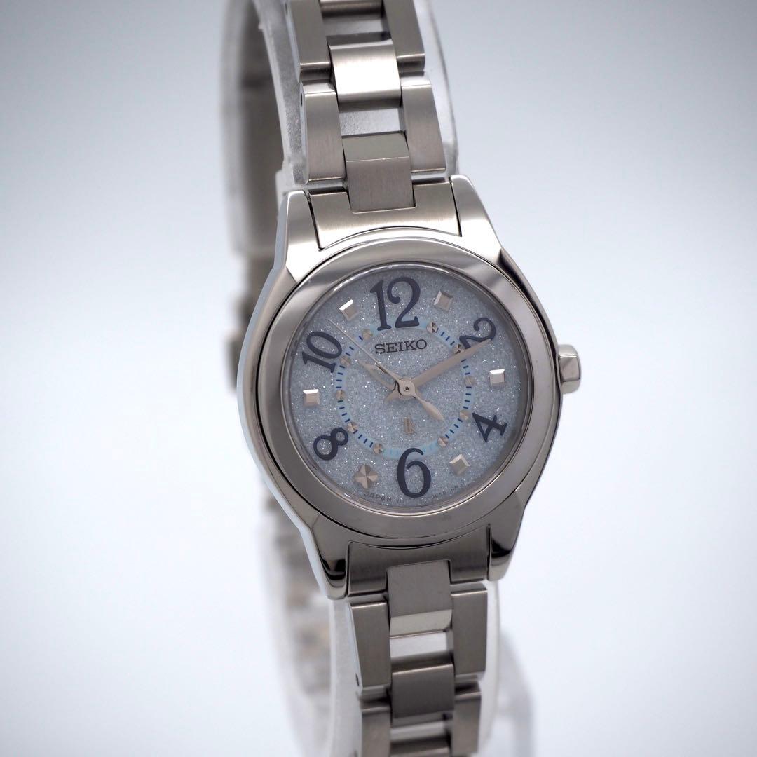 140 稼動【美品】SEIKO 時計　ルキア ソーラー レディース 箱付き　lk