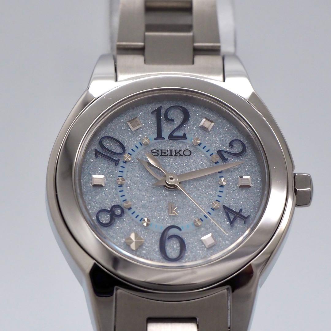 140 稼動【美品】SEIKO 時計　ルキア ソーラー レディース 箱付き　lk
