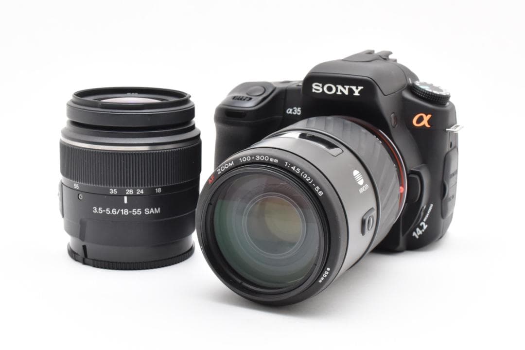■ 美品 ■ ソニー SONY α350 DSLR-A350 ダブルレンズセット