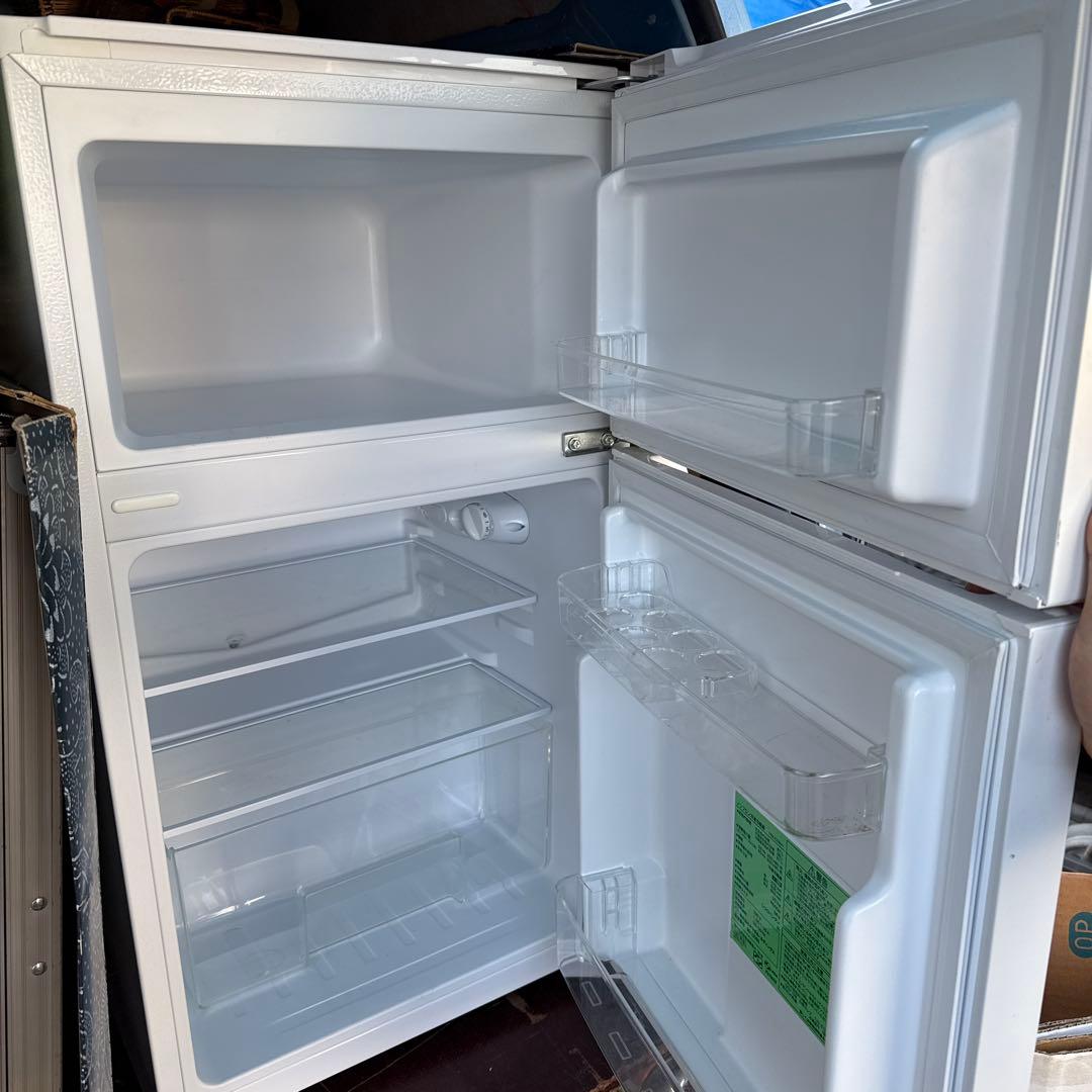 ホワイト冷蔵庫 上開きヤマダセレクト2021年製