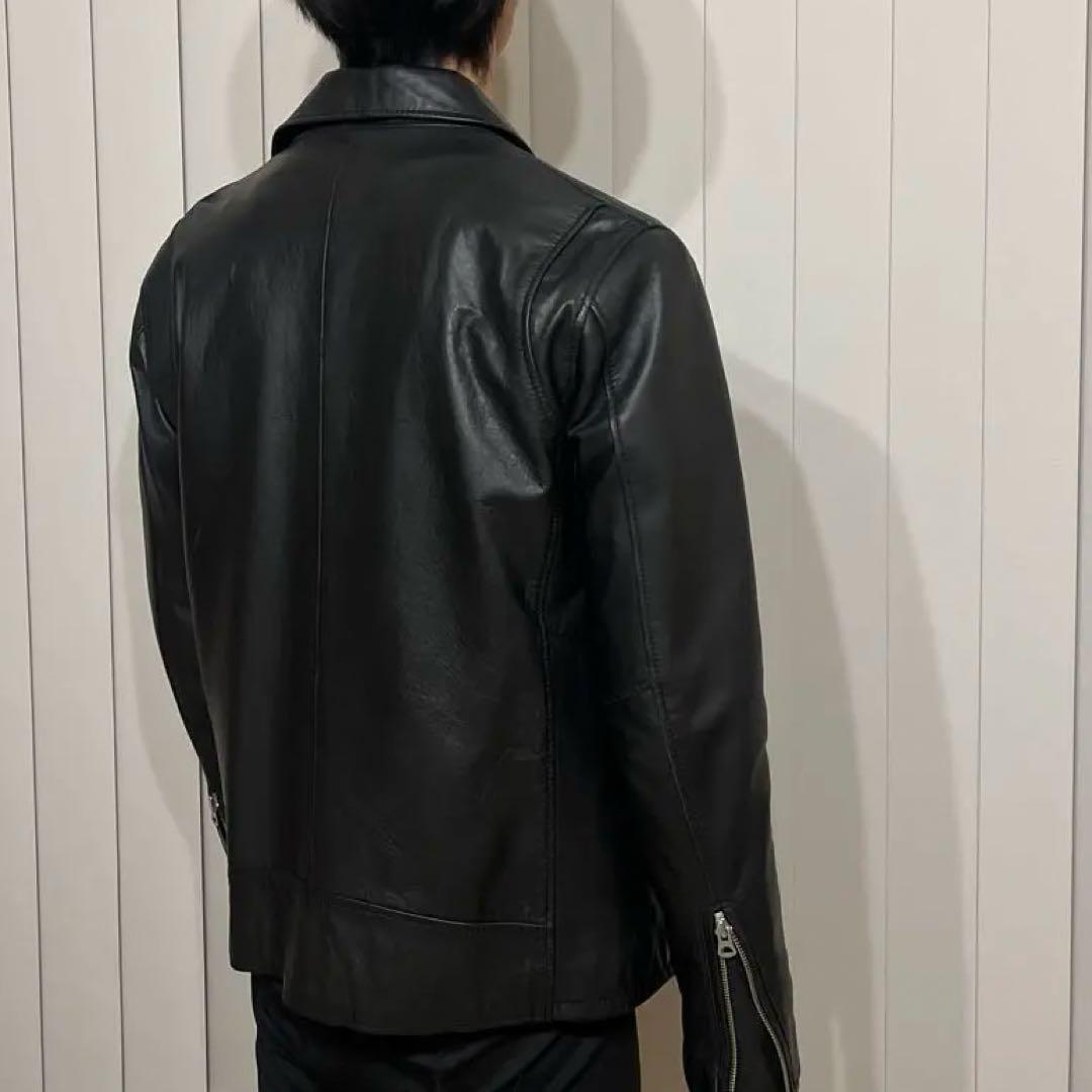 BEAMSレザージャケット