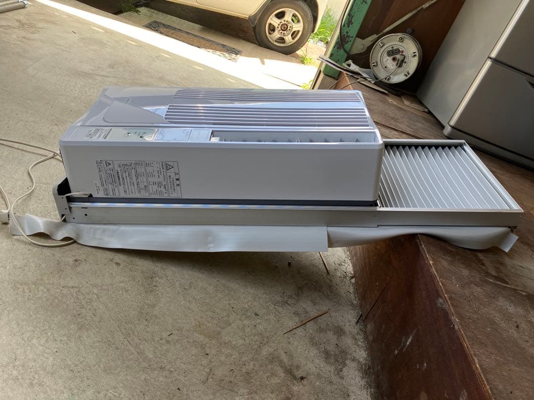 コイズミ 窓用エアコン 4.5~7畳用 リモコン付き KAW-1622 【美品】