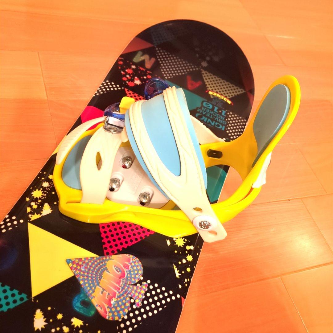 ✨️IGNIO GRV-T EAM 110cm スノーボード 3点セット