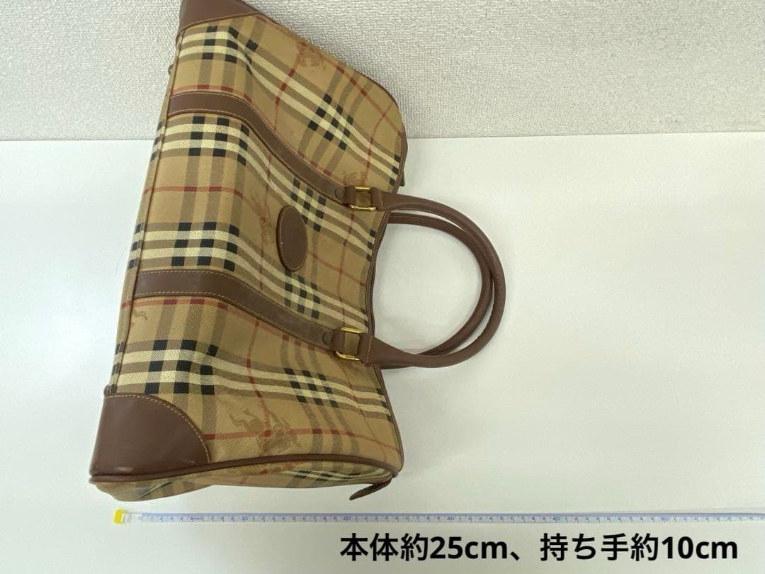 BURBERRY バーバリー ノバチェック ボストンバッグ ベージュ