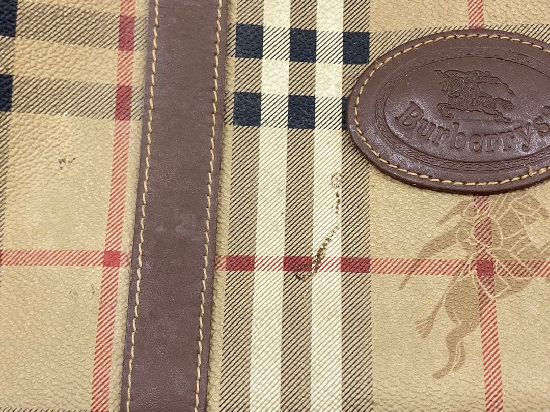 BURBERRY バーバリー ノバチェック ボストンバッグ ベージュ