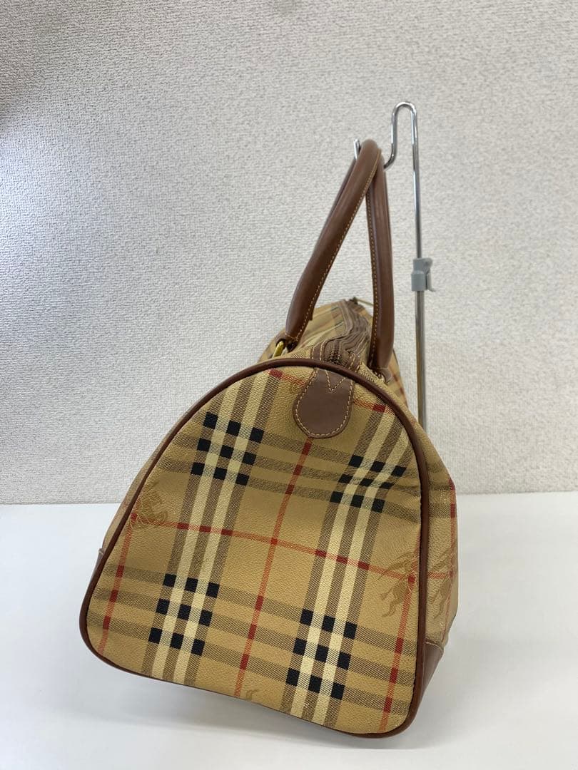 BURBERRY バーバリー ノバチェック ボストンバッグ ベージュ