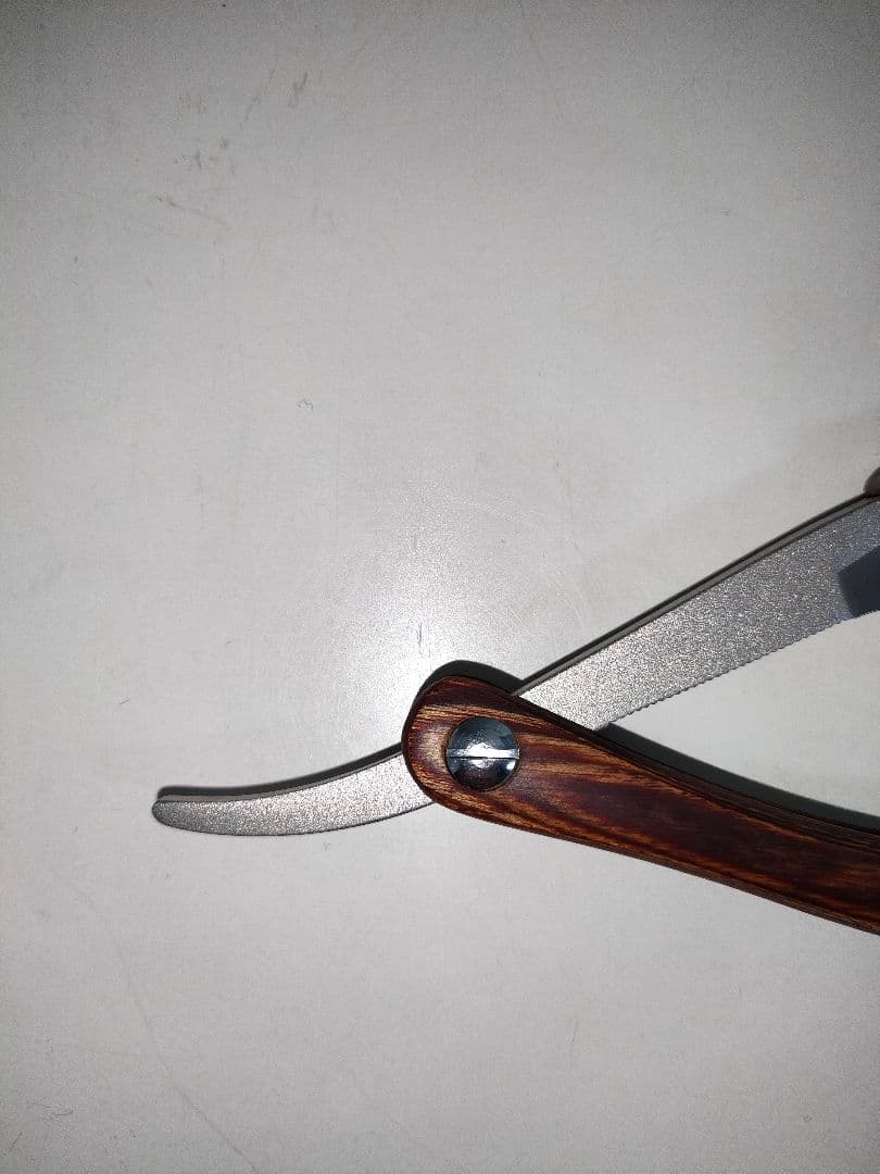 うみ吉 FEATHER レザー ホルダー フェザー 木柄 木製 理容 美容