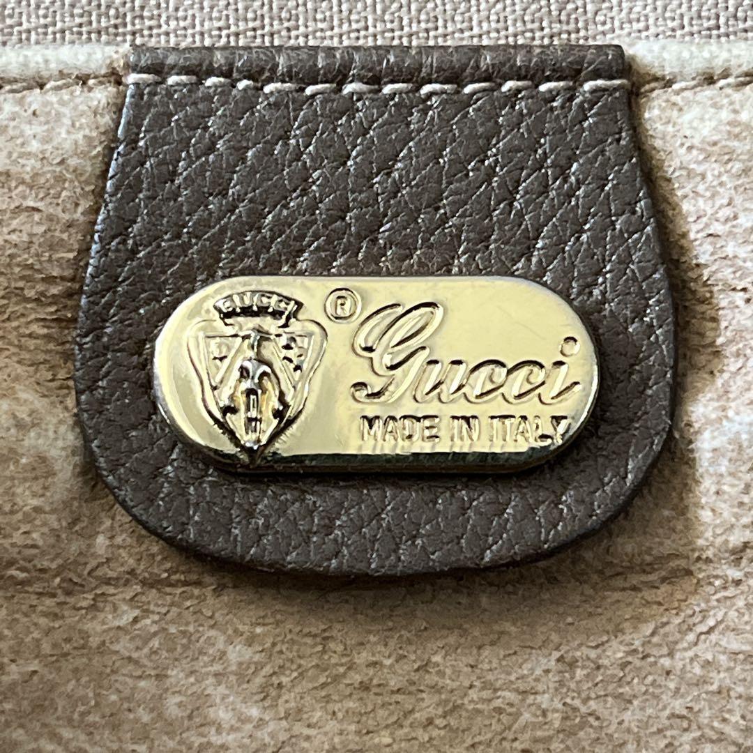 オールドグッチ　ミニボストン　GGスプリーム　インターロッキング　PVCレザー