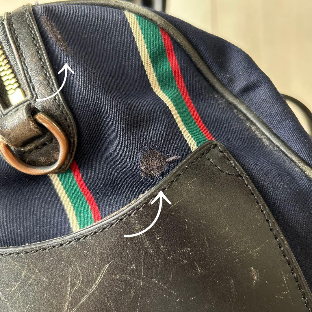 希少 Polo Ralph Lauren 2wayミニボストンバッグ ネイビー