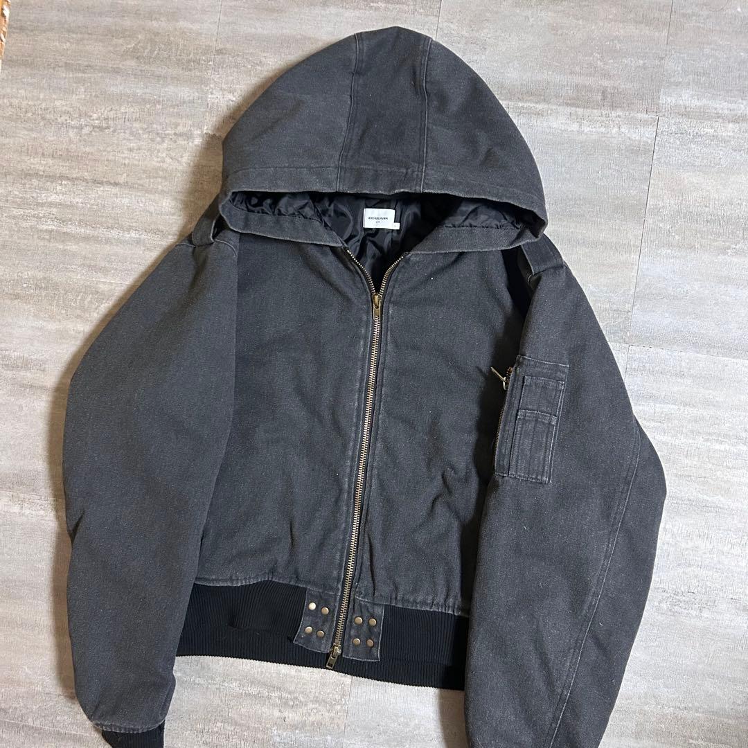 ANDER HUNK ショートダックフードジャケット L