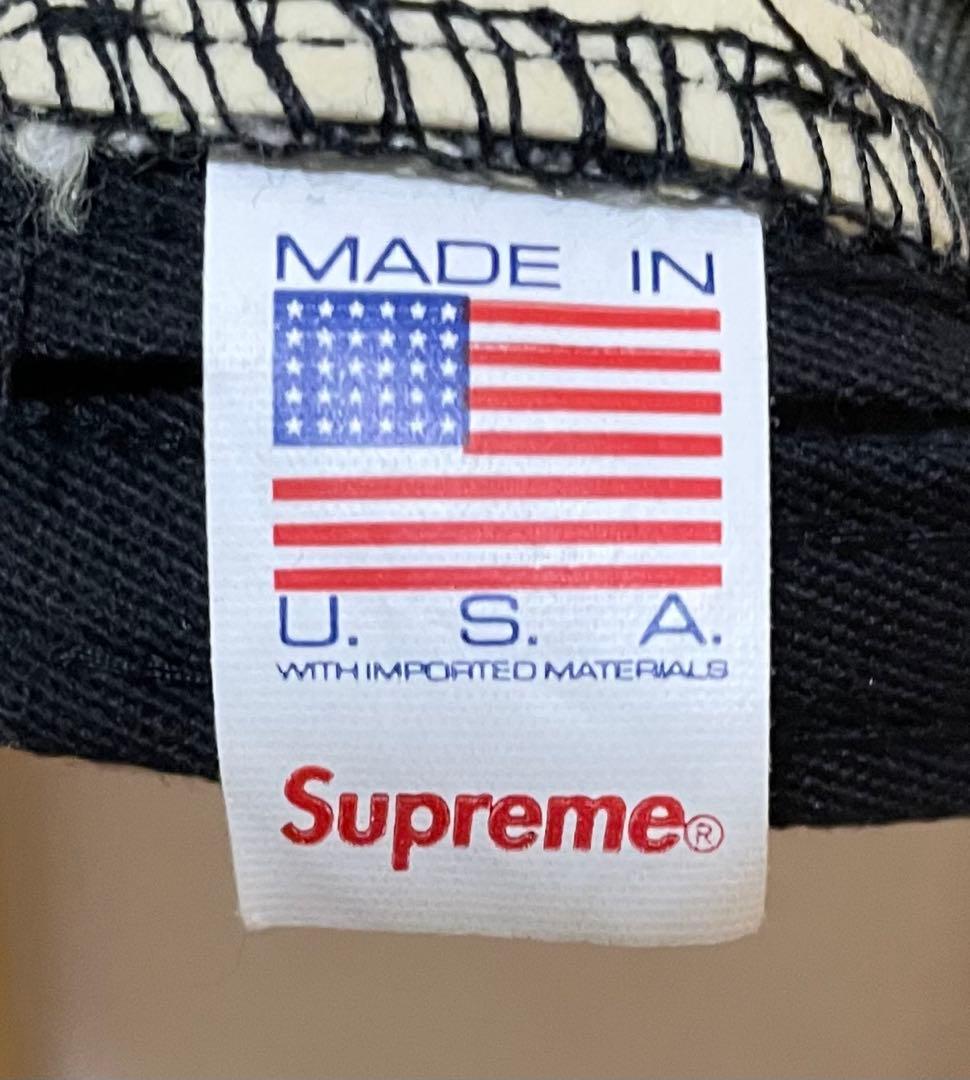 Supreme デニム S Logo キャップ ブラック