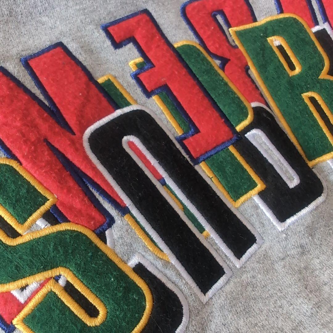 Supreme グレー ロゴプリント トレーナー