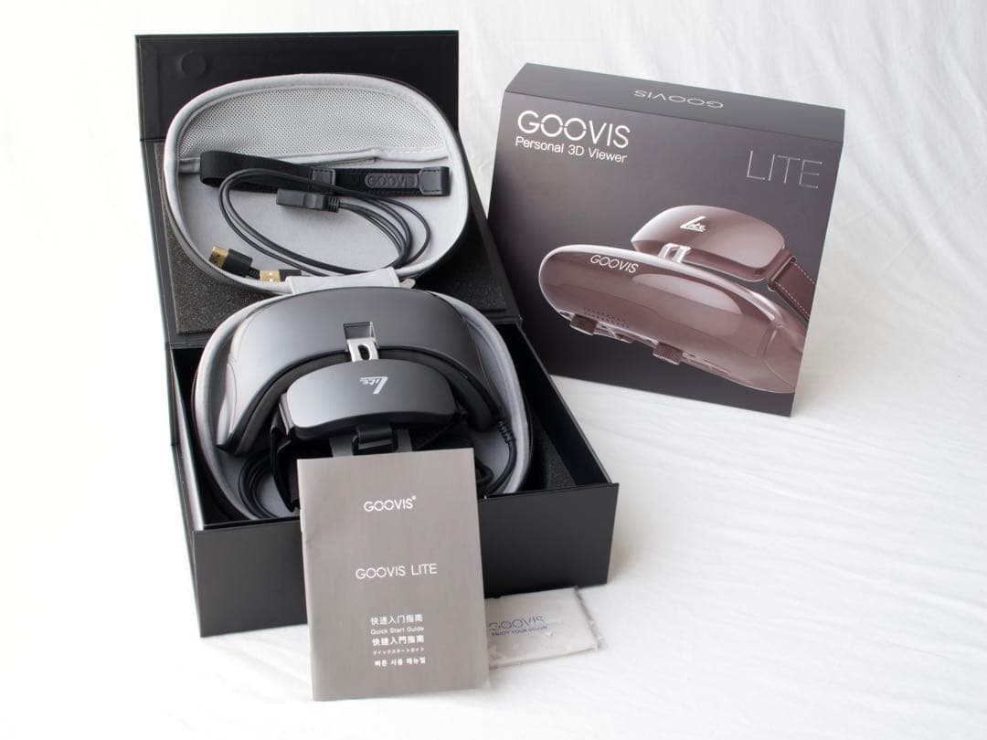 【ほぼ新品】GOOVIS LITE 高解像 ヘッドマウントディスプレイ HMD