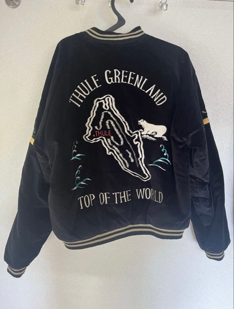 テーラー東洋souvenirjacket別珍 ベロア スカジャン　スーベニア