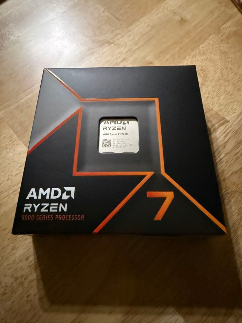 新品・未開封　AMD Ryzen 7 9700X BOX　CPU
