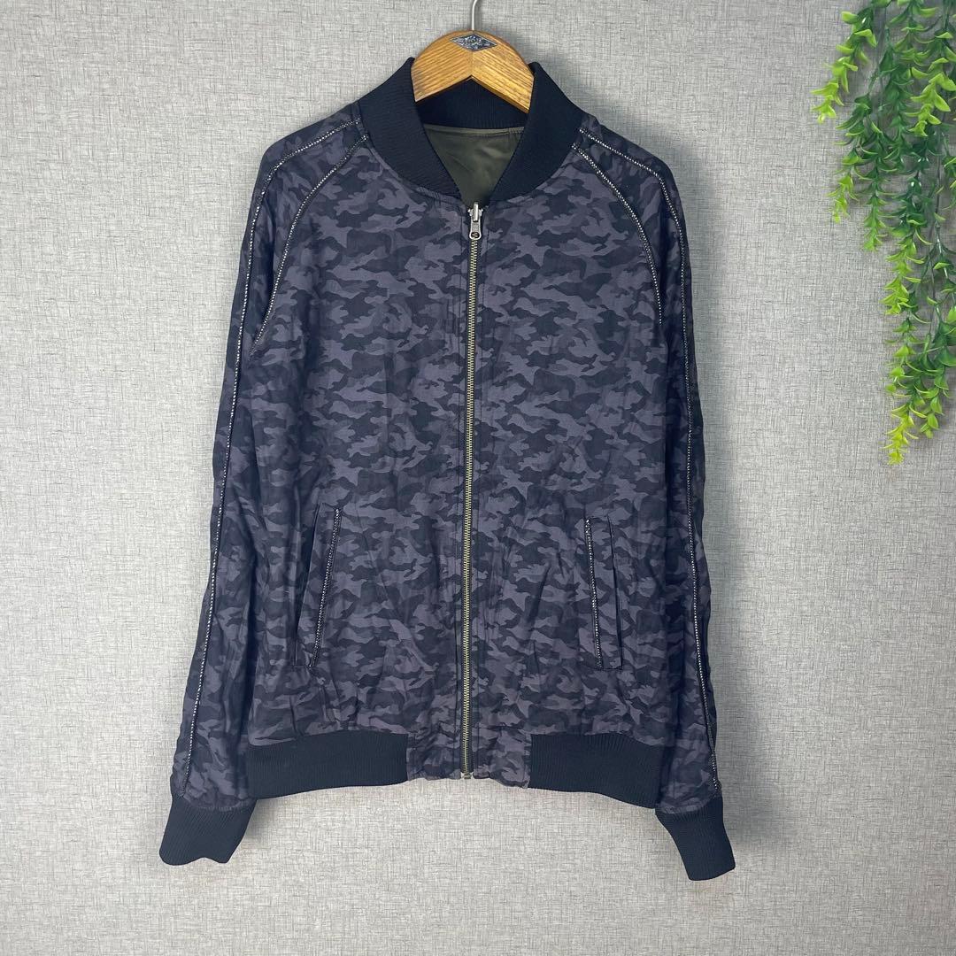 ABORDAGE ヒロムタカハラ　リバーシブルスカジャン　ドクロ　48