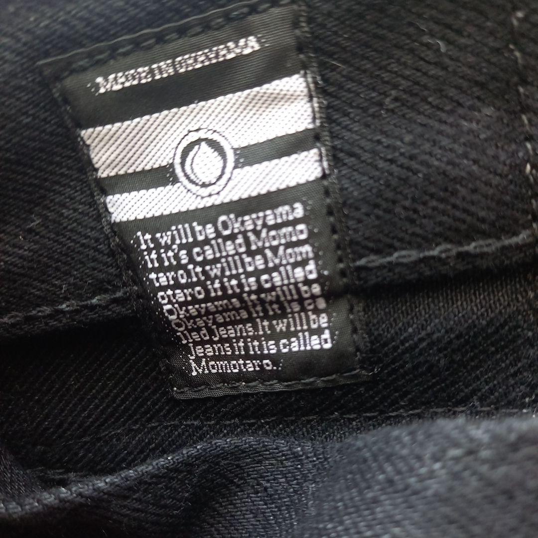 桃太郎ジーンズ MOMOTARO ブラックデニム W30