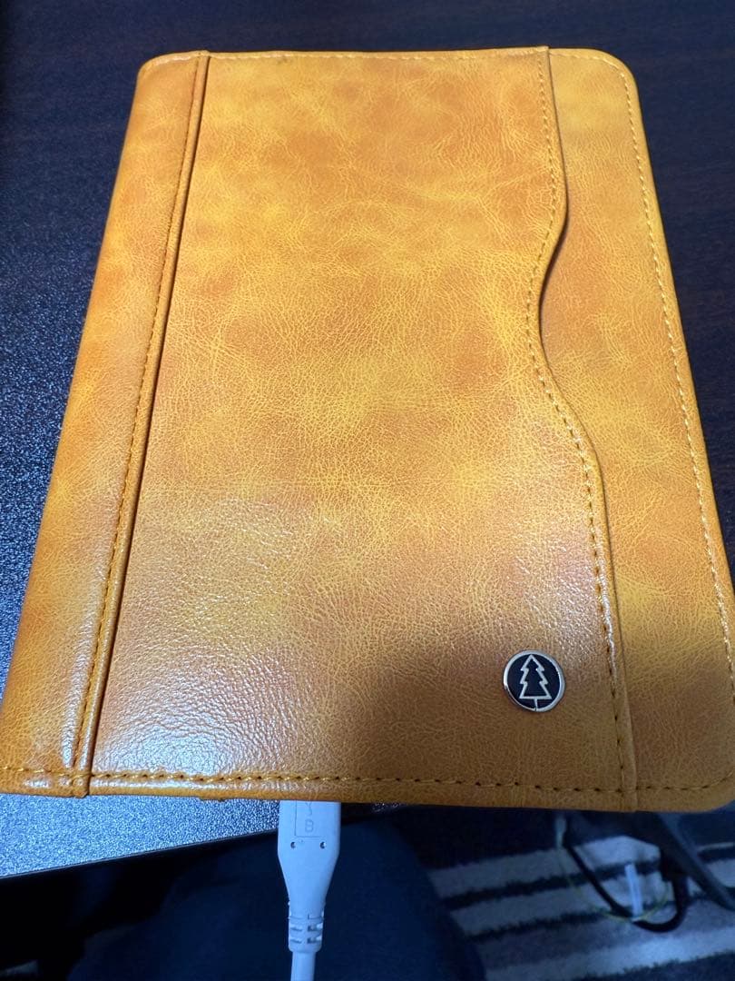 Kindle レザーカバー付き