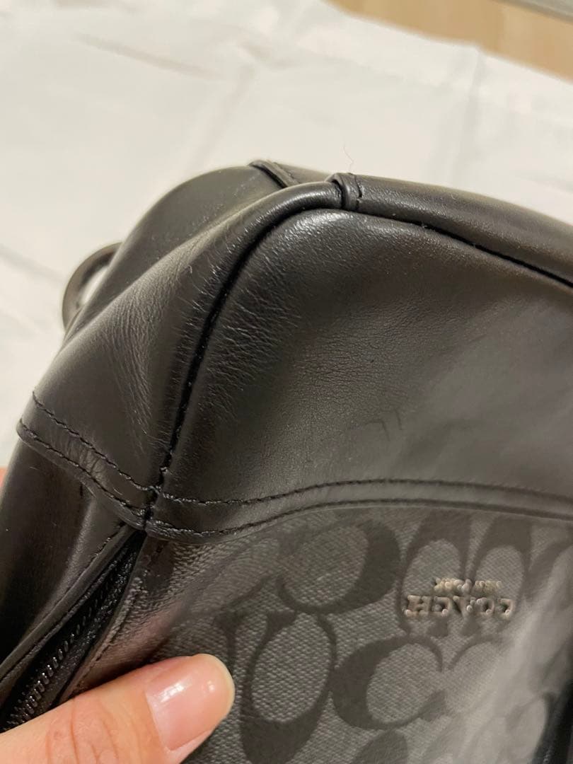 COACH　グラハム　パック　シグネチャー　クロスボディ　ボディバッグ　PVC