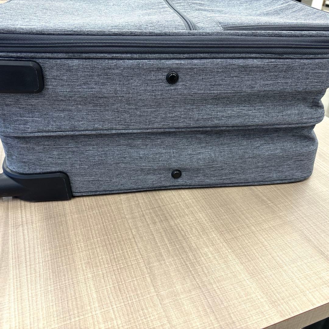 美品✨️廃盤品✨️無印 半分の厚みで収納できるソフト キャリーケース Sサイズ