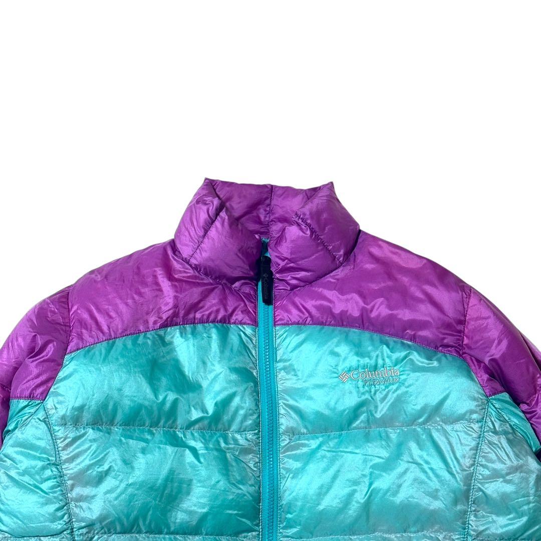 ジャケット・アウター Columbia down jacket blue purple archive