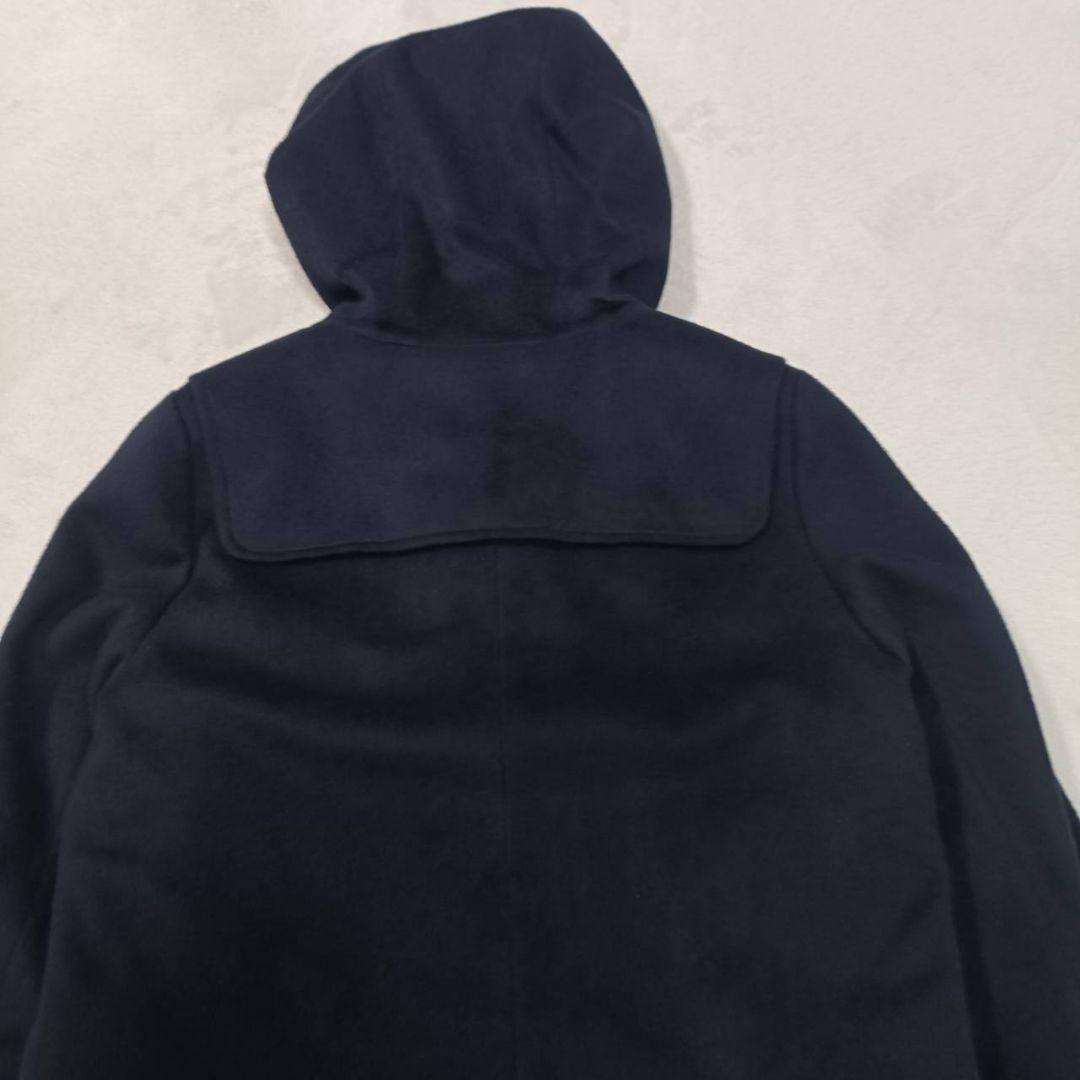 【美品】セオリーリュクス 毛100% ダッフルコート ネイビー ダウンライナー付