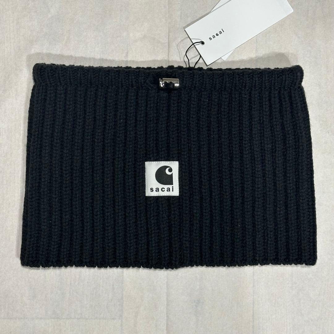 Sacai Carhartt WIP ネックウォーマー(黒)