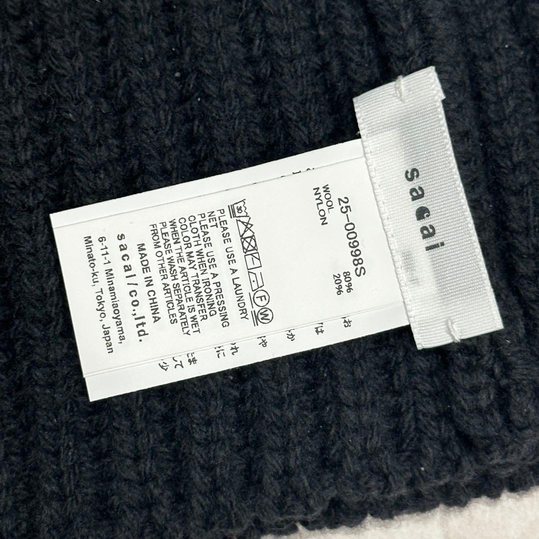 Sacai Carhartt WIP ネックウォーマー(黒)