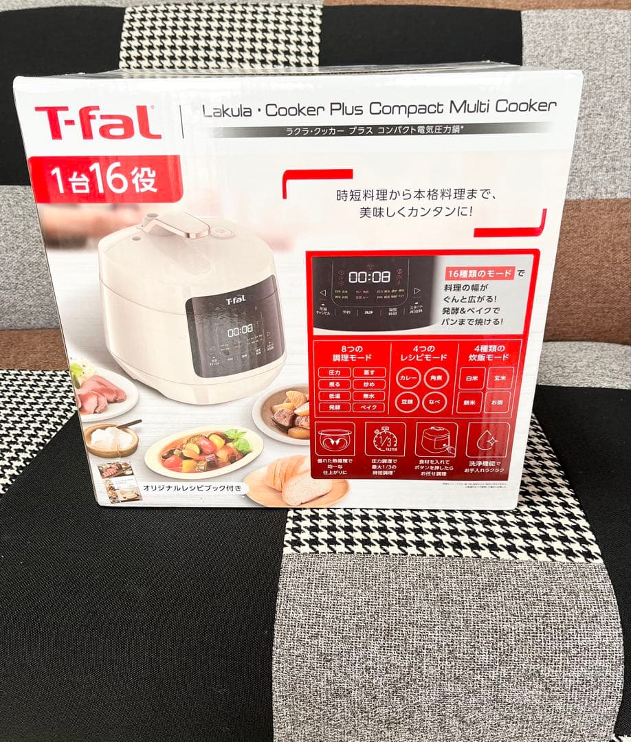 T-faL ラクラクッカー プラス コンパクト 電気圧力鍋