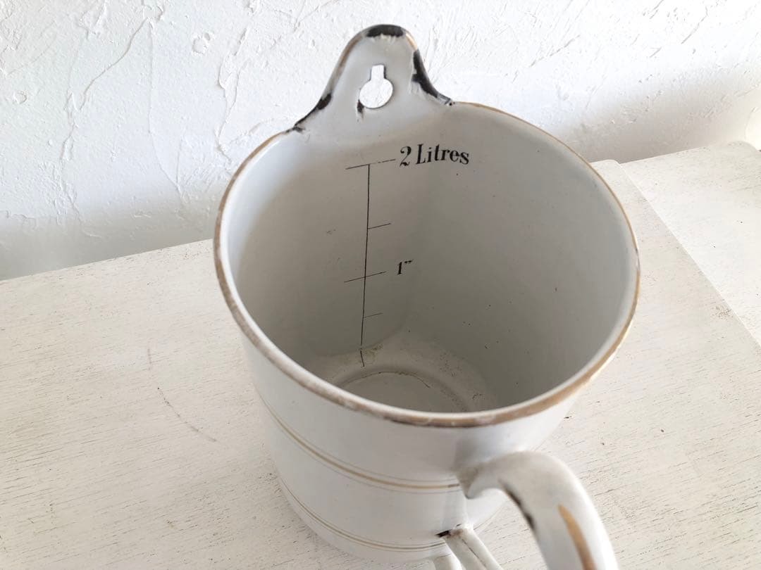 希少　フランスアンティーク　BF社 ホーロー製イリゲーター