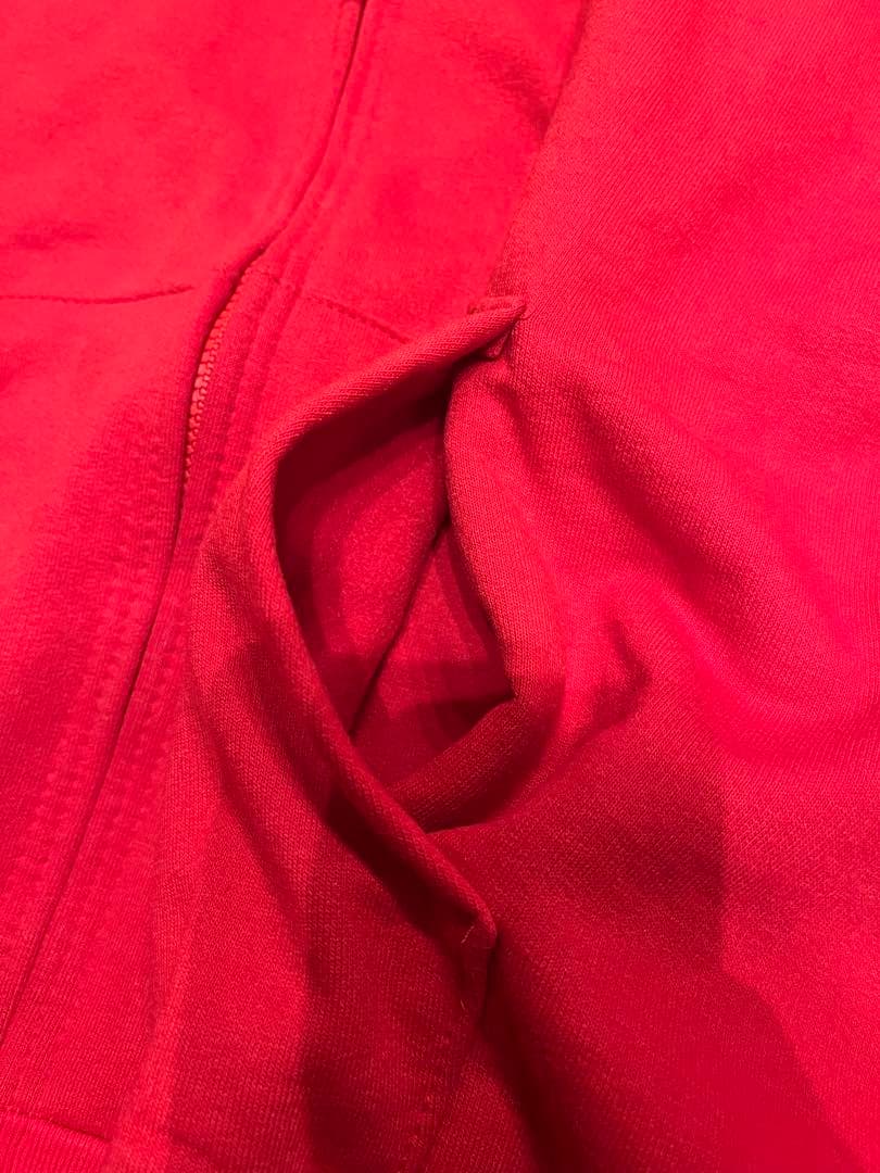 CAMBER 裏サーマルダブルフェイスジップパーカー XL 赤 レッド USA製