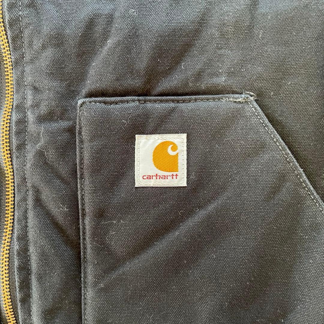 carhartt vtg ダックベスト V01 BLK★Lサイズ