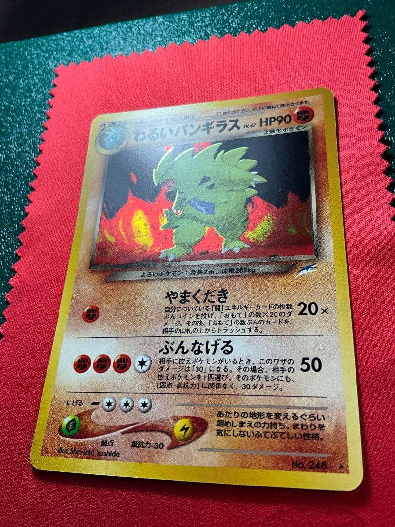 旧裏　ホロエラー　ホロずれ　わるいバンギラス★Dark Tyranitar