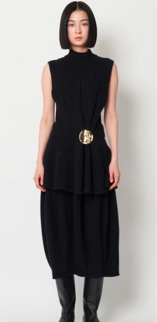 HARUNOBU MURATA ウールニットスカート新品未使用サイズ38