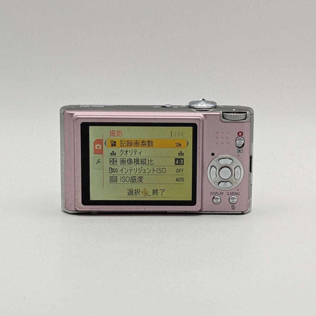 Pansonic LUMIX DMC-FX40 スイートピンク