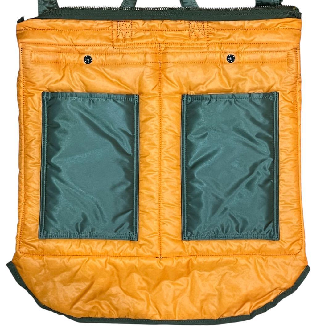 PORTER TANKER 2WAY HELMET BAG セージグリーン