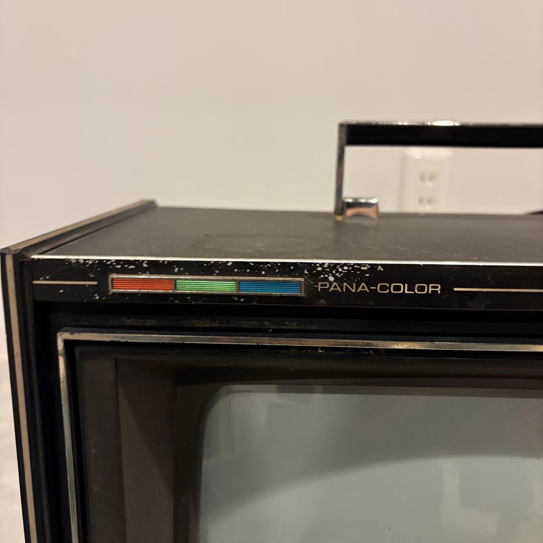ナショナルカラーテレビ TH-37P ポータブルテレビ 動作未確認 レトロテレビ
