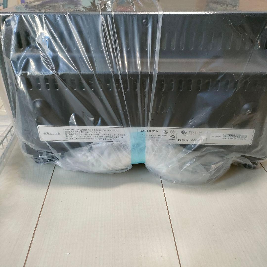 【新品未使用】BALMUDA The Toaster K01E-KG Black