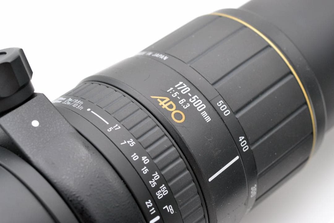 SIGMA APO 170-500mm 5-6.3 EF キャノン用 三脚座付