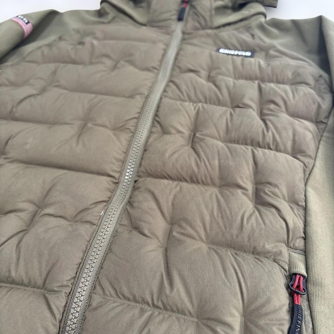 BRIEFING GOLF ハイブリッドダウンパーカー Sサイズ オリーブ