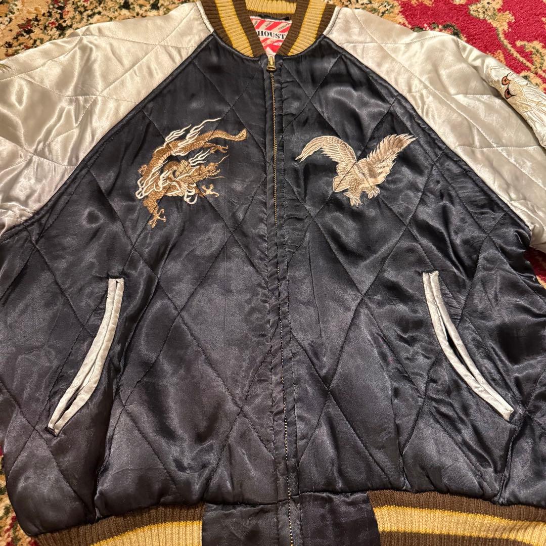 HOUSTON SOUVENIR JACKET 別珍　アメカジ　スカジャン横須賀